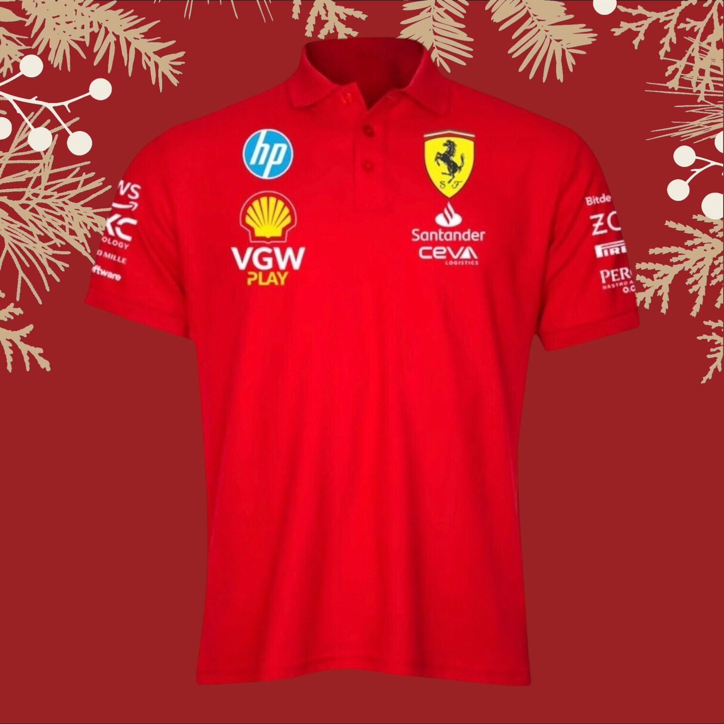 Polera F1 Ferrari 2024 Pique